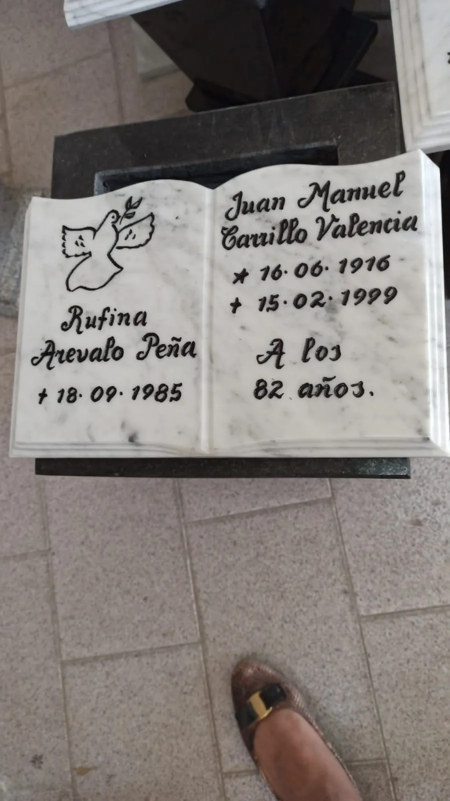 Trabajo en mármol realizado por Cat any — Libros y placas