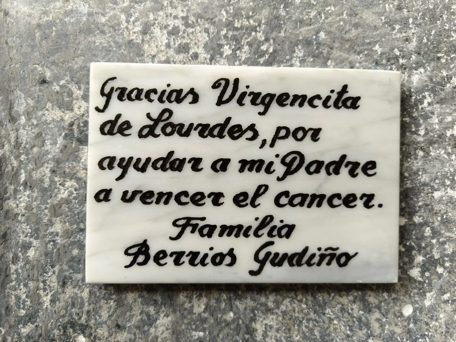 Trabajo en mármol realizado por Cat any — Libros y placas